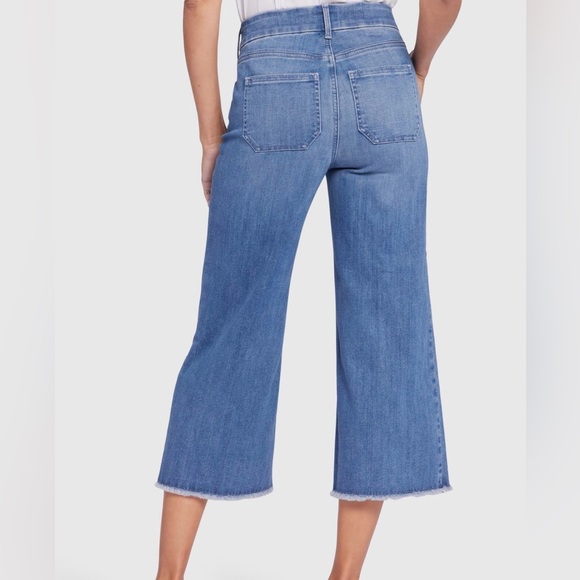 NYDJ Wide Leg Capri Jeans. Size 10. - Picture 1 of 8